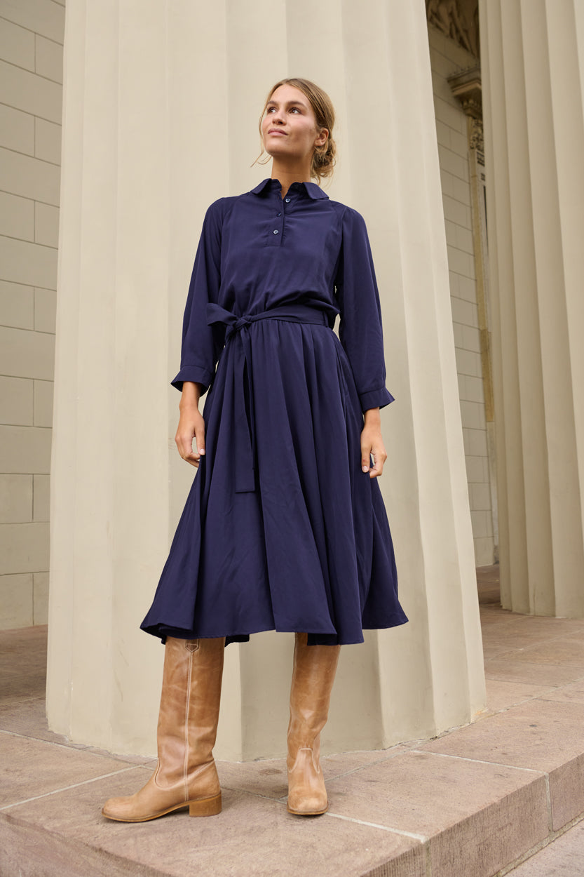 Madeleine dress, navy