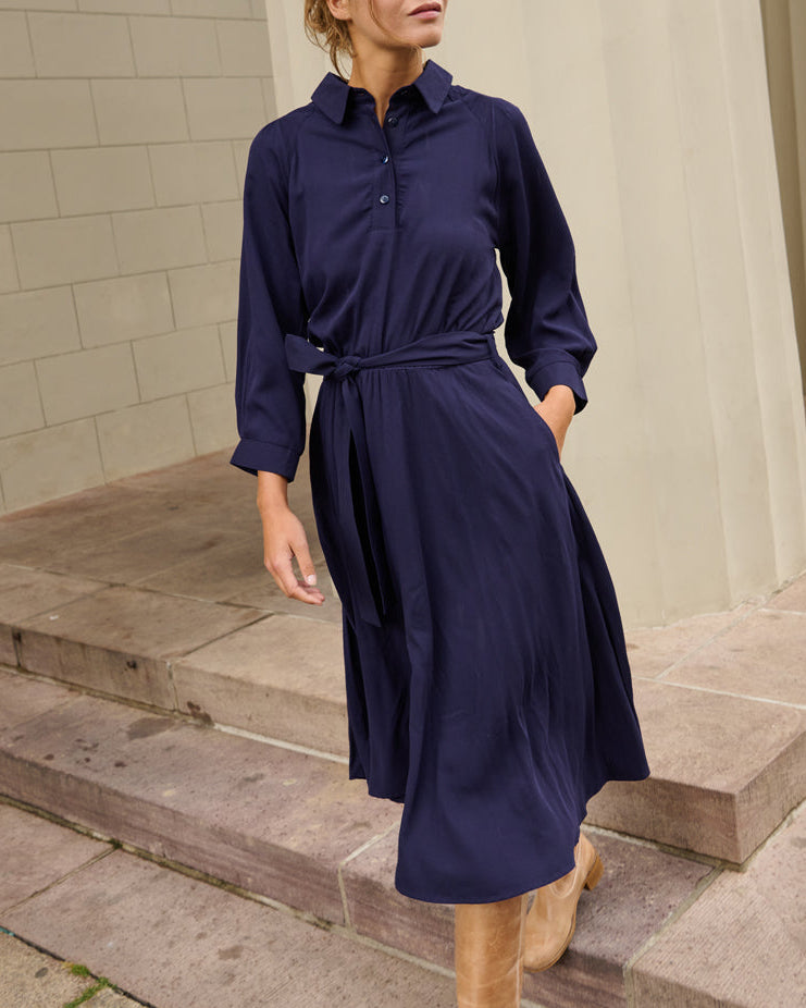 Madeleine dress, navy