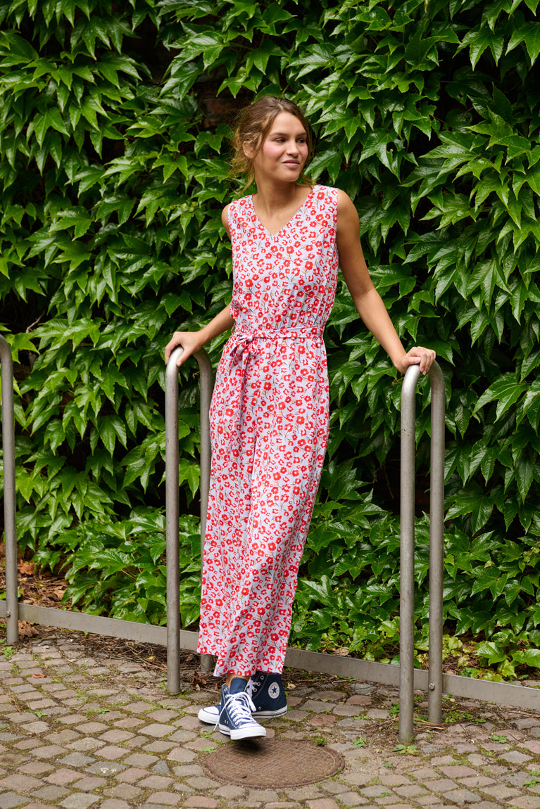 Ida Jumpsuit Flower Sky