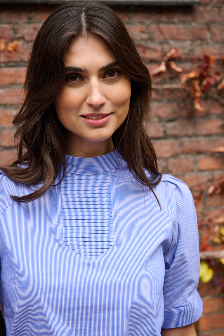 Tie vendeskjorte Blue Stripes