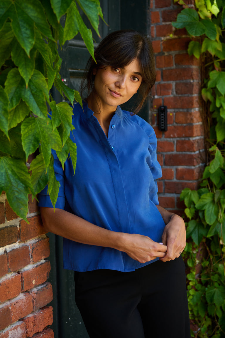 Frida Skjorte Blue