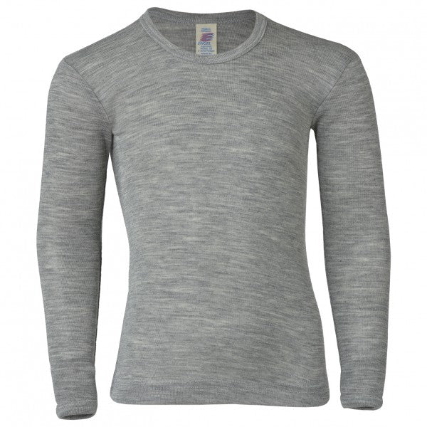 Kids' long-sleeve merino/silk, GOTS