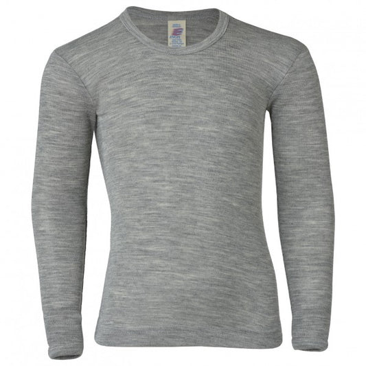 Engel kids' øko merino/silk langærmet, GOTS
