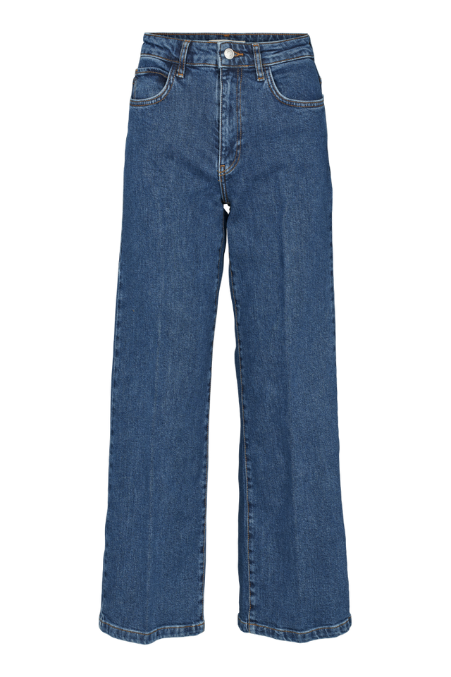Enya jeans mid blue, GOTS
