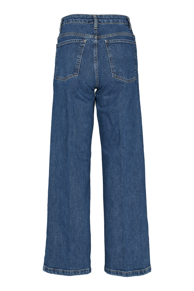 Enya jeans mid blue, GOTS
