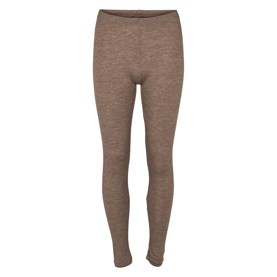 Merino wool rib tights, GOTS