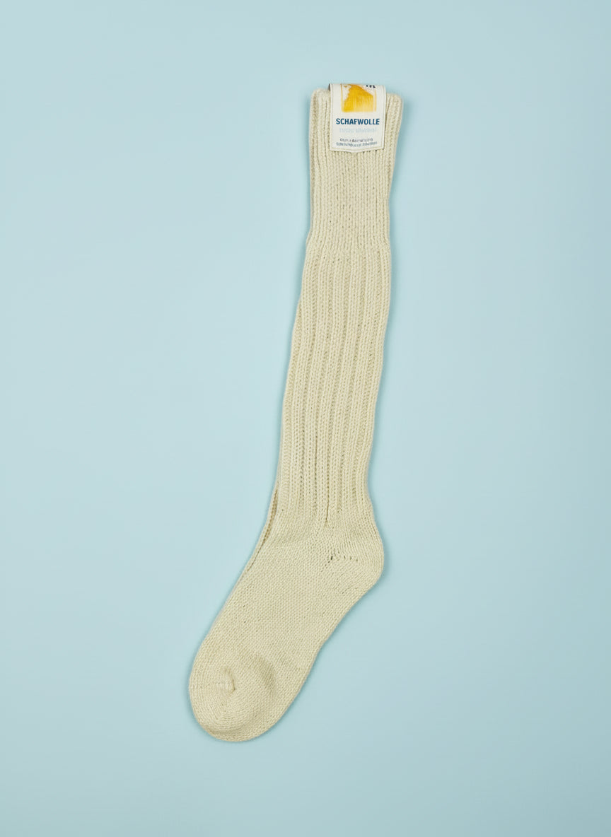 Knælange ragsokker med lammeuld