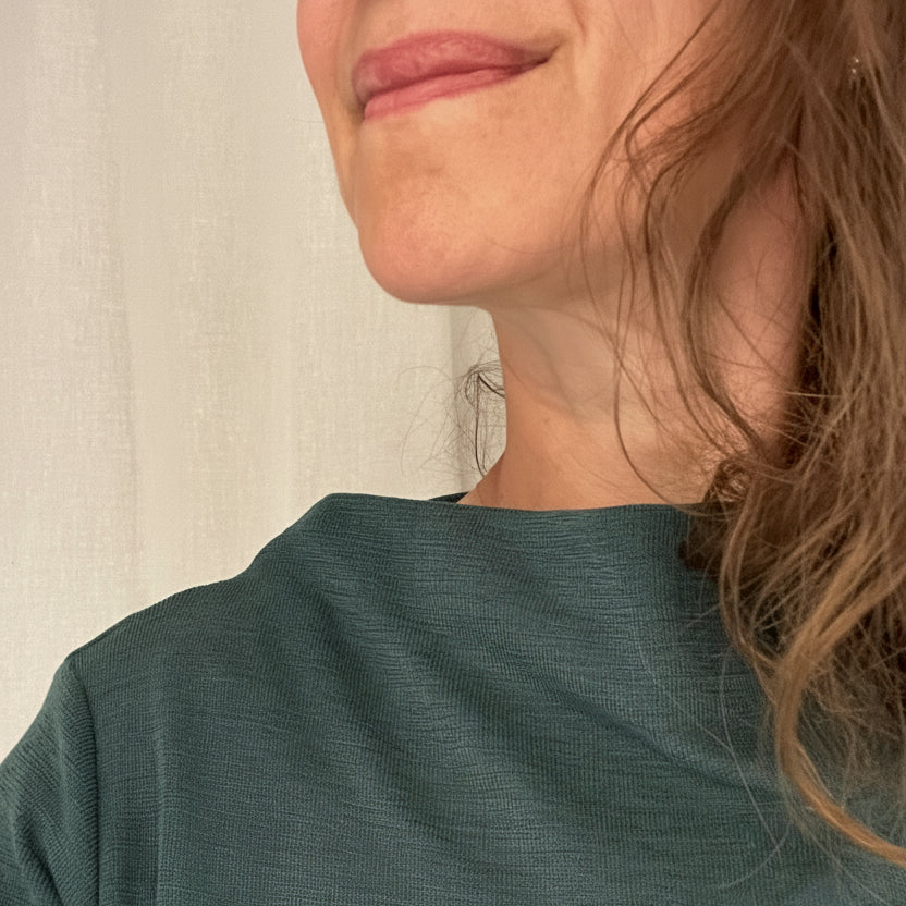 Pure merino grandad long-sleeve