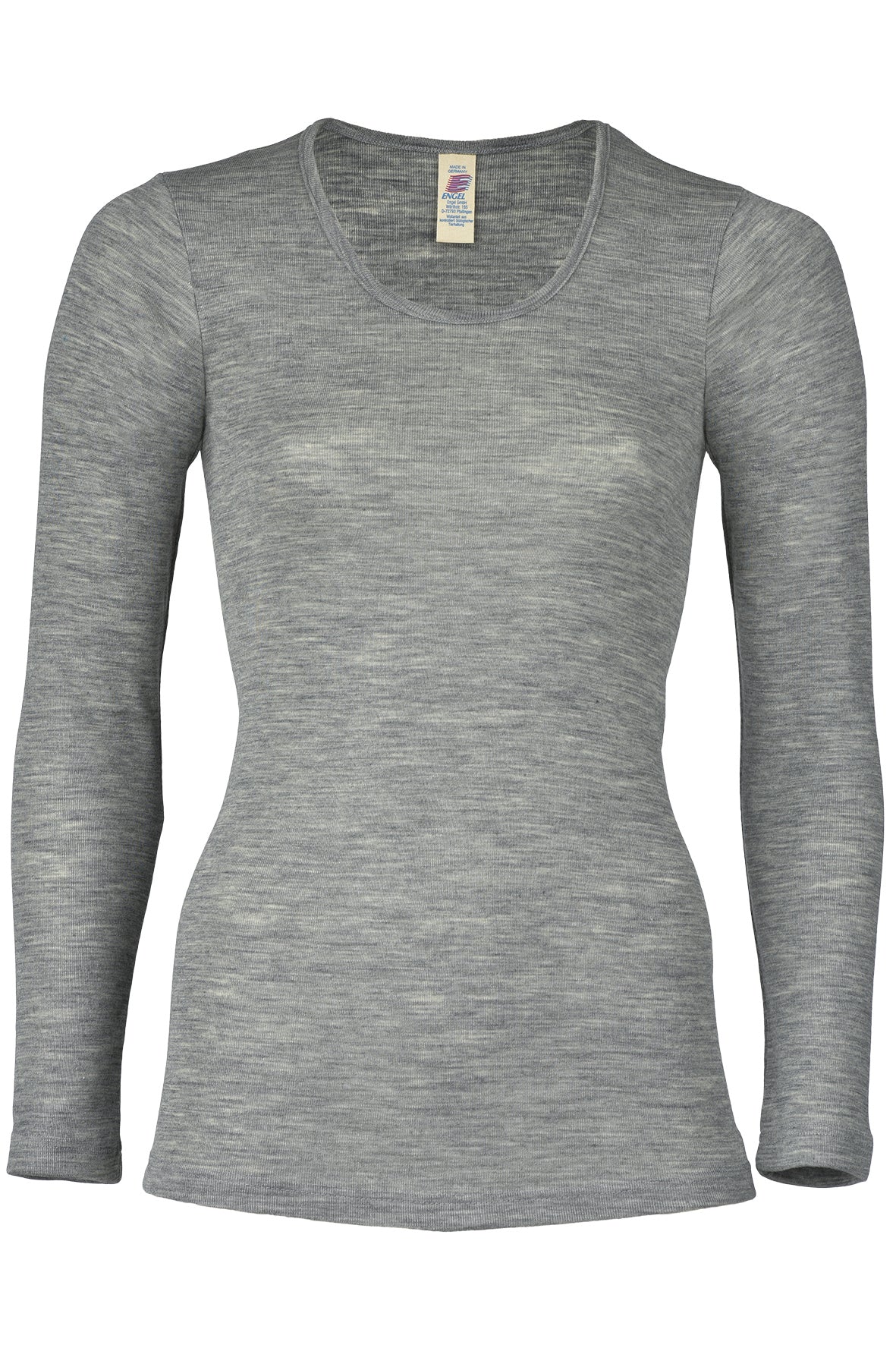 Long-sleeve merino/silk, GOTS