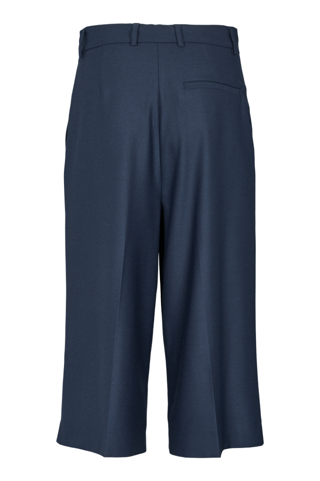 Pleated Marjo shorts, navy