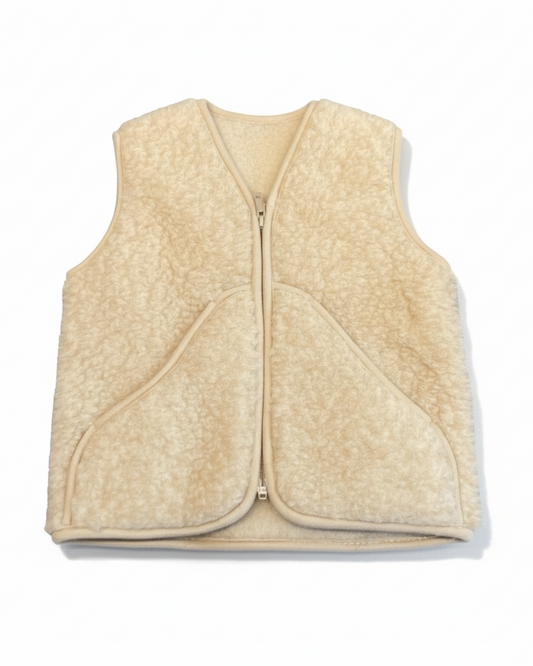 Børnevest i merinould