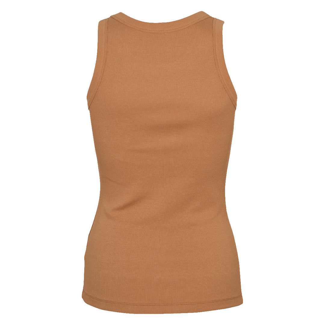 Cotton rib tank top, GOTS