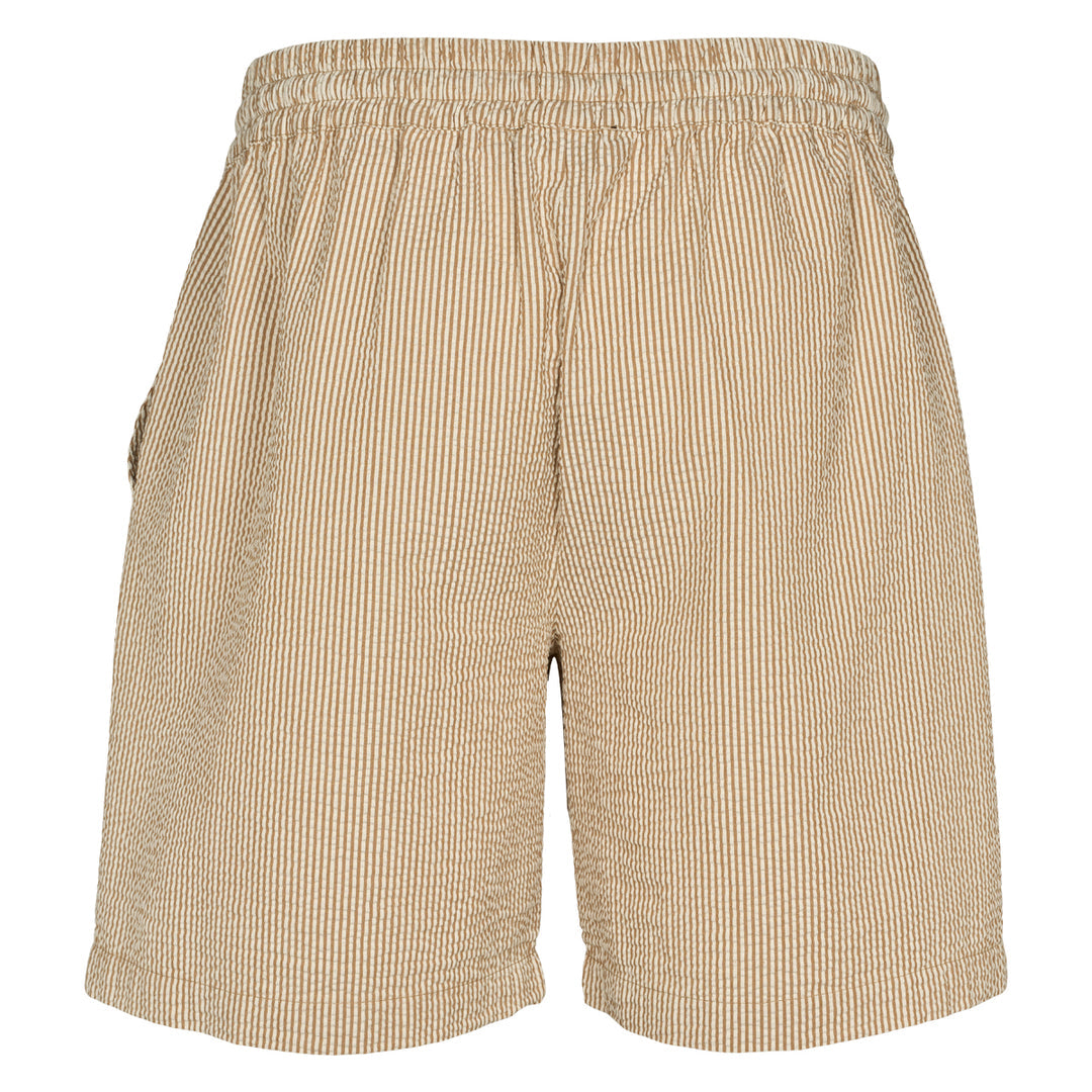 Seersucker stripe shorts, GOTS