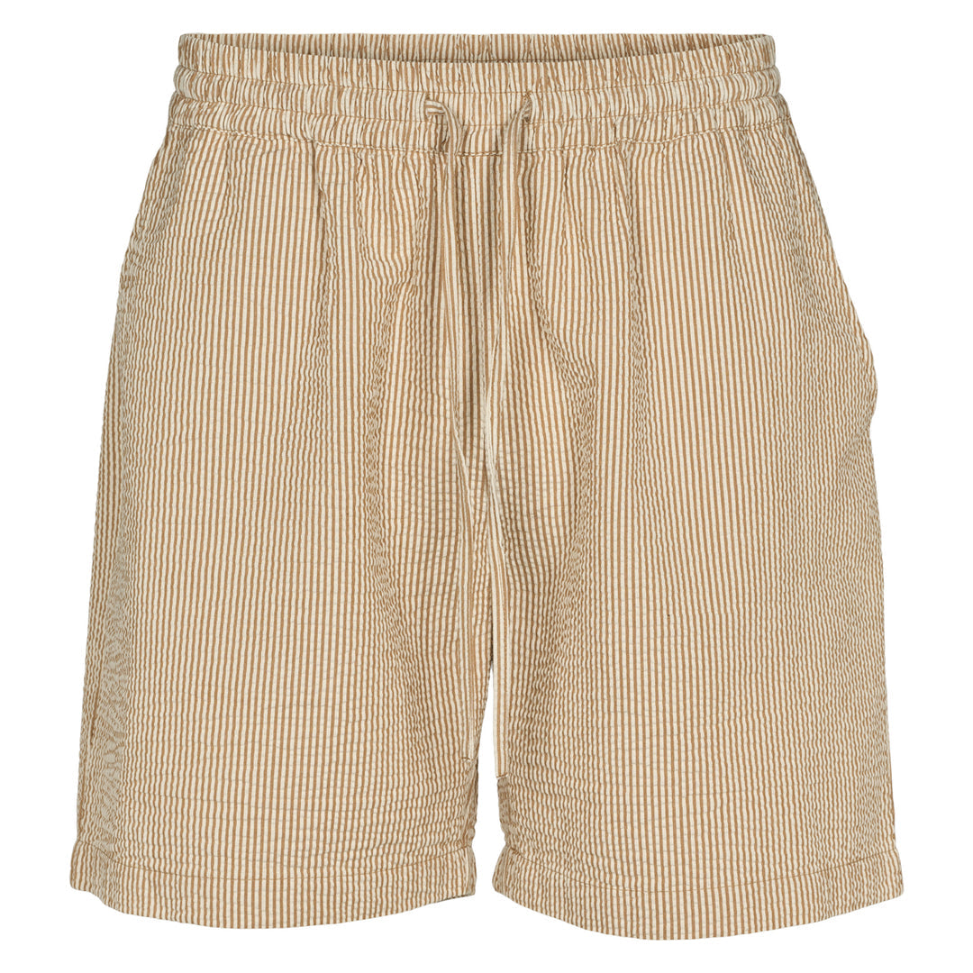 Seersucker stripe shorts, GOTS
