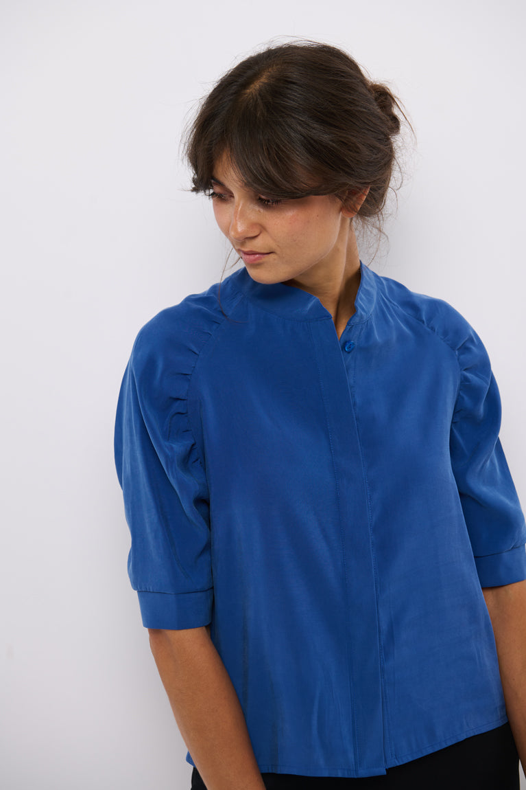 Frida Skjorte Blue