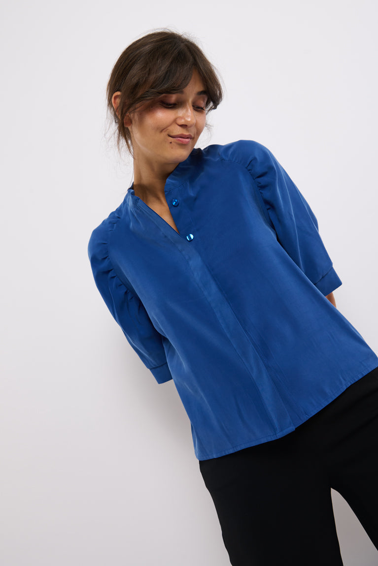 Frida Skjorte Blue