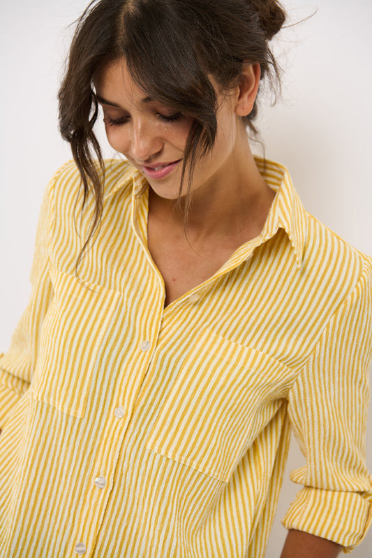 Tolsing Frida Shirt Black Stripes