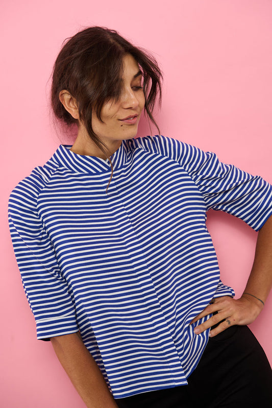 Tolsing Frida Shirt Black Stripes