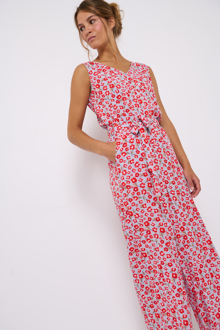 Ida Jumpsuit Flower Sky