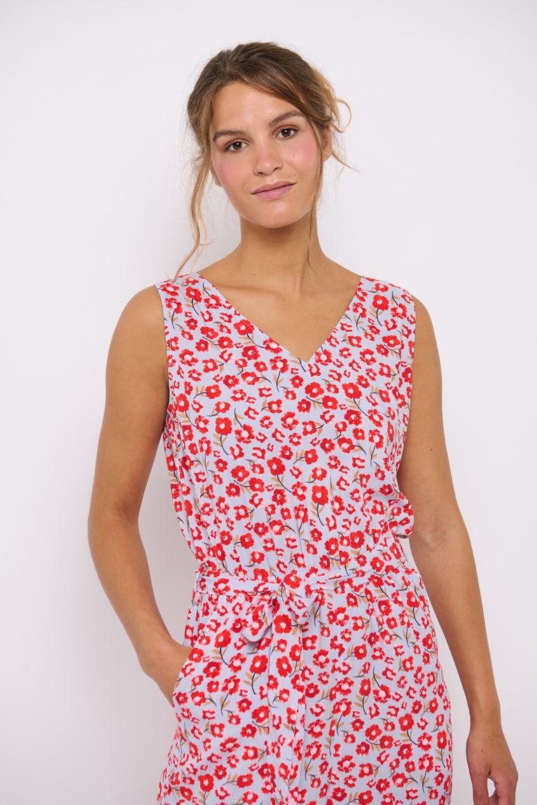Ida Jumpsuit Flower Sky