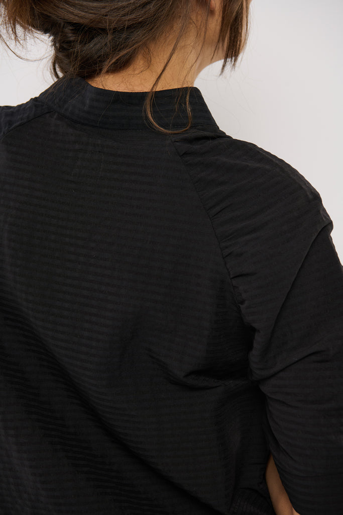 Frida Skjorte Black Stripes