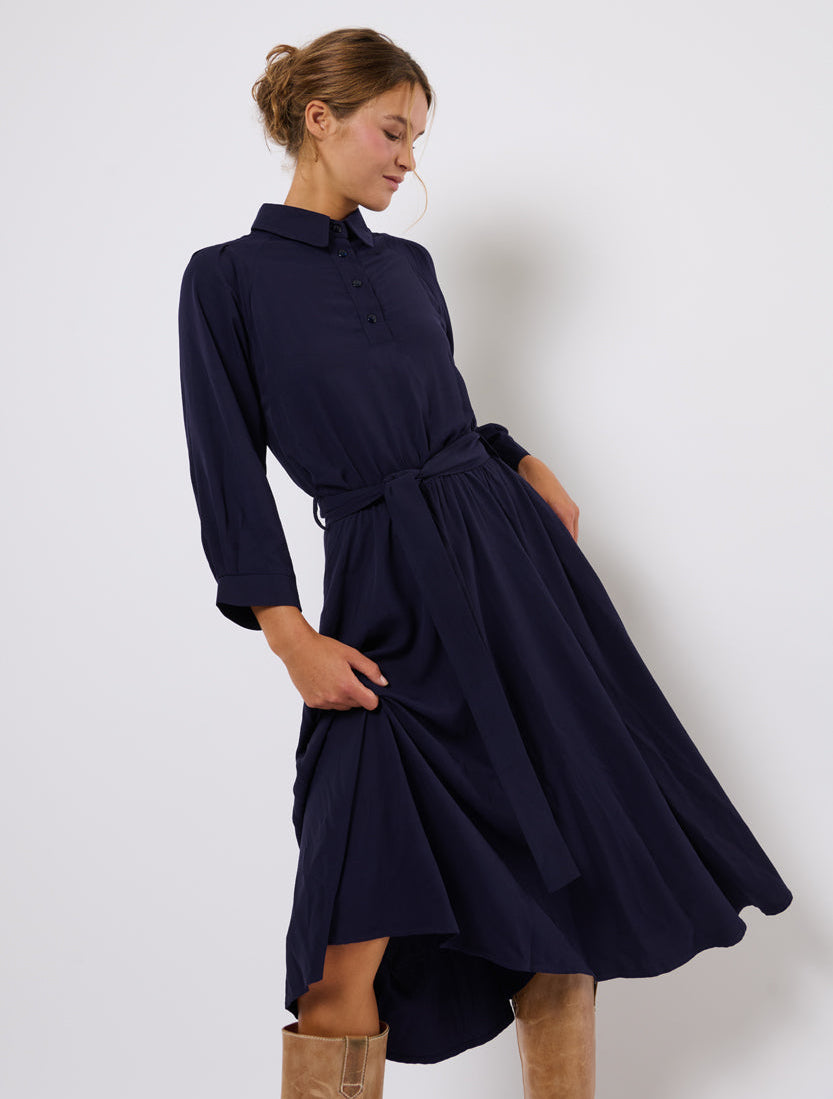 Madeleine dress, navy