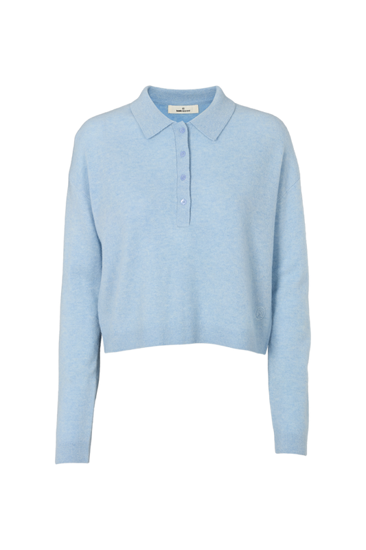 Salem Polo wool knit long-sleeve