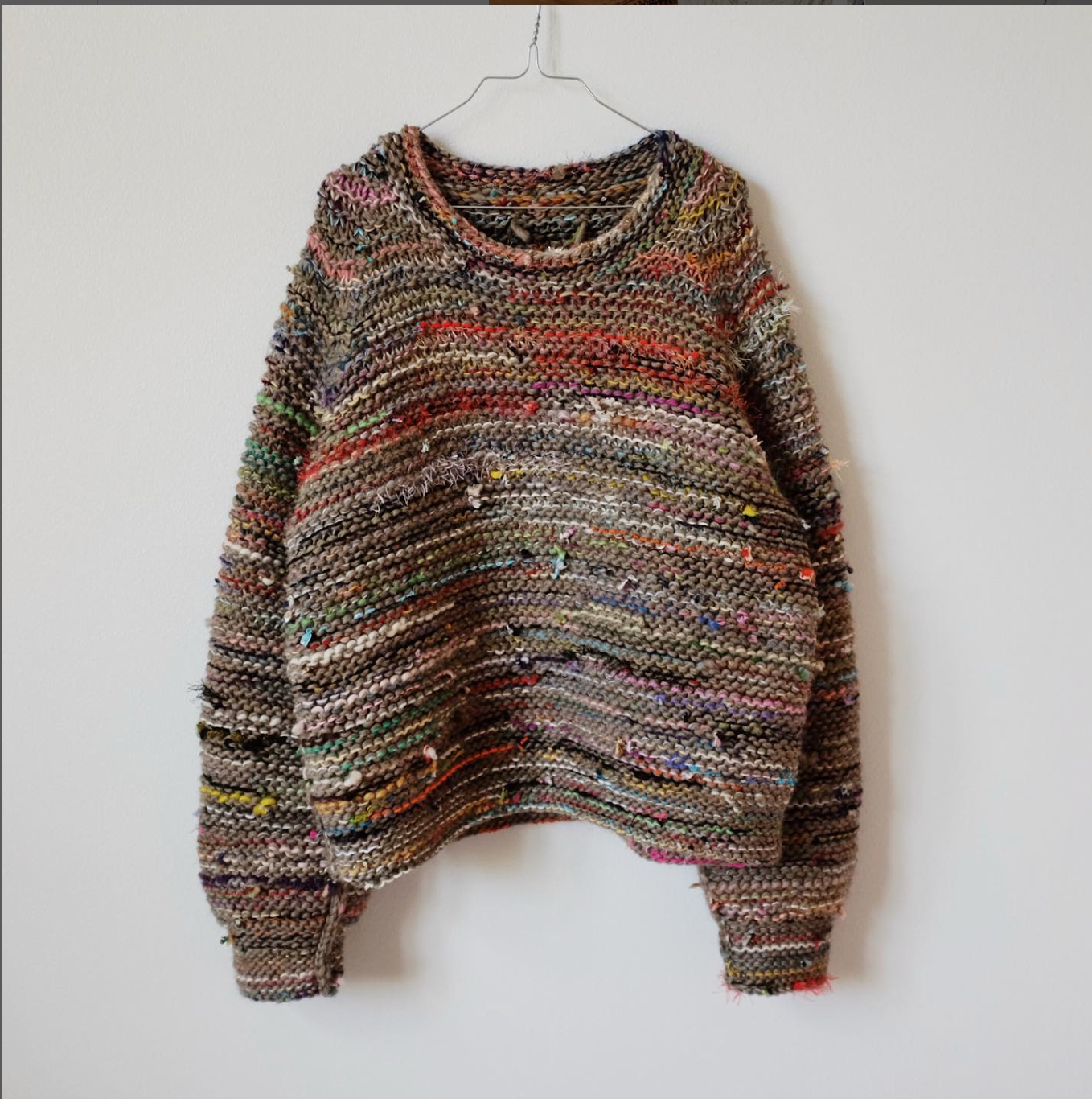 Unika hand-knit wool sweater