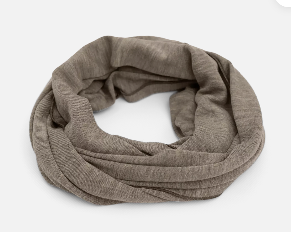 Loop scarf merino/silk L/XL, GOTS