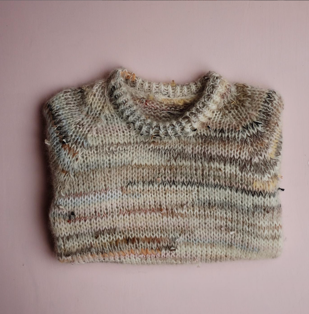 Lærke Bagger unika ombre handknit tee