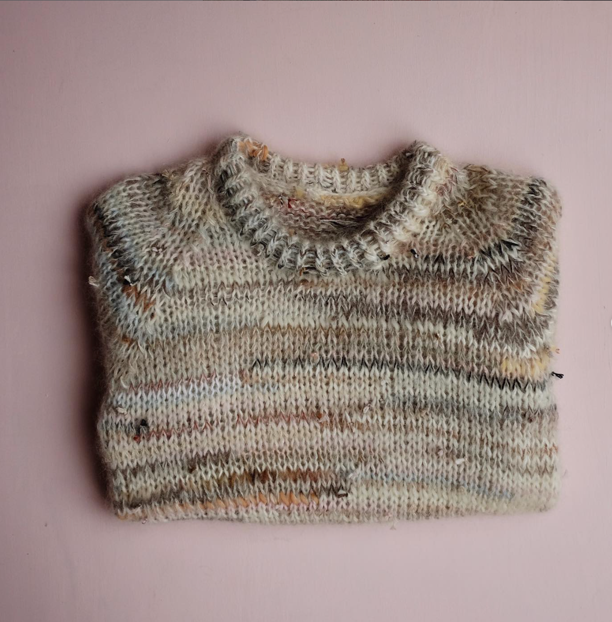 Lærke Bagger unika ombre handknit tee