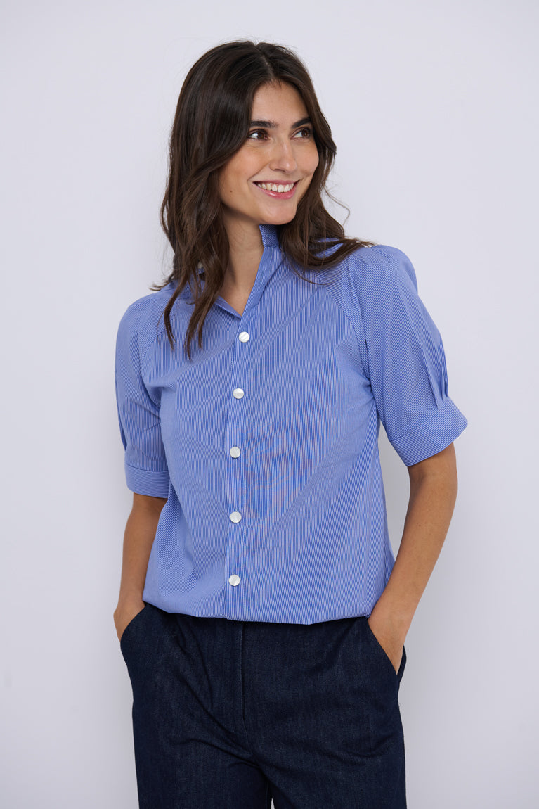 Tie vendeskjorte Blue Stripes