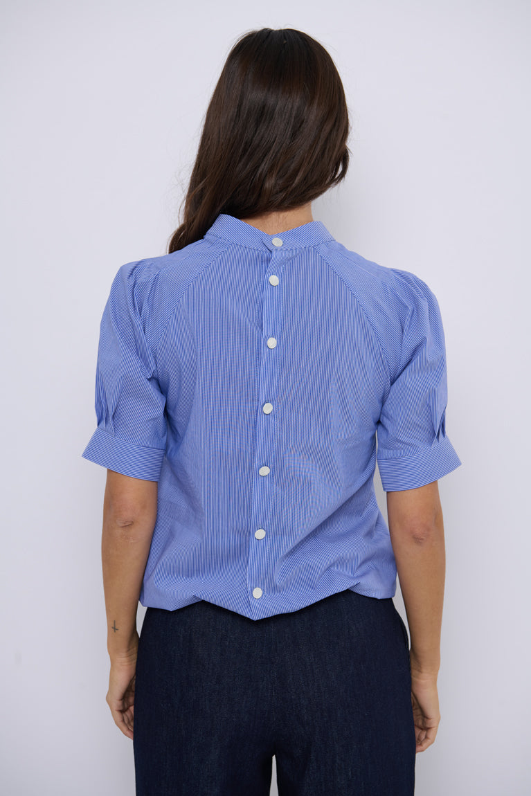 Tie vendeskjorte Blue Stripes