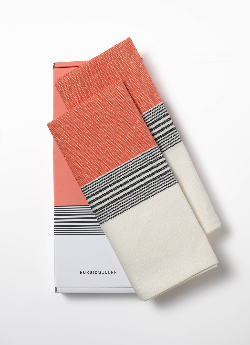 Vibeke Klint 2-pak viskestykker - rose, GOTS