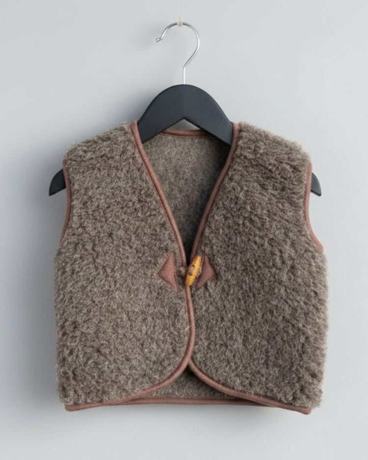 Babyvest i merinould