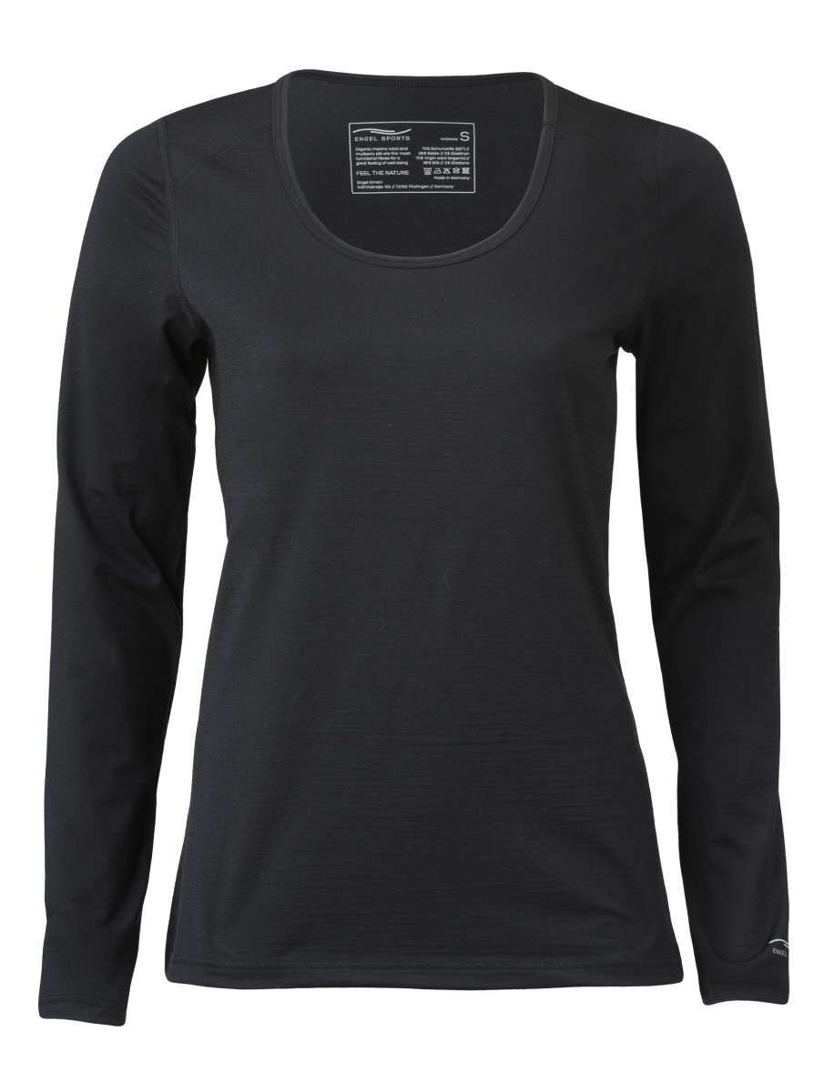 Sport Engel ladies' øko merino/silk long sleeved, GOTS