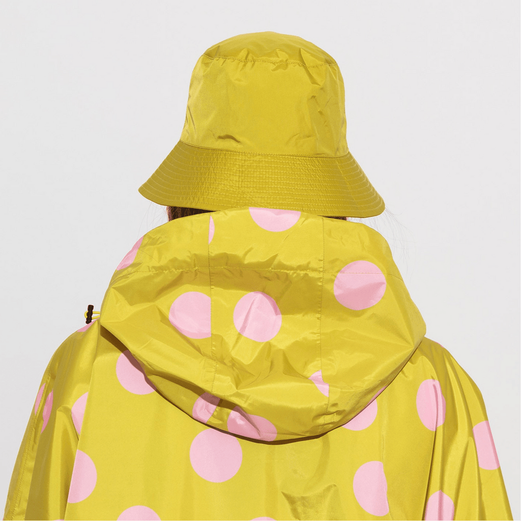 Recycled Rain Hat - citrus yellow