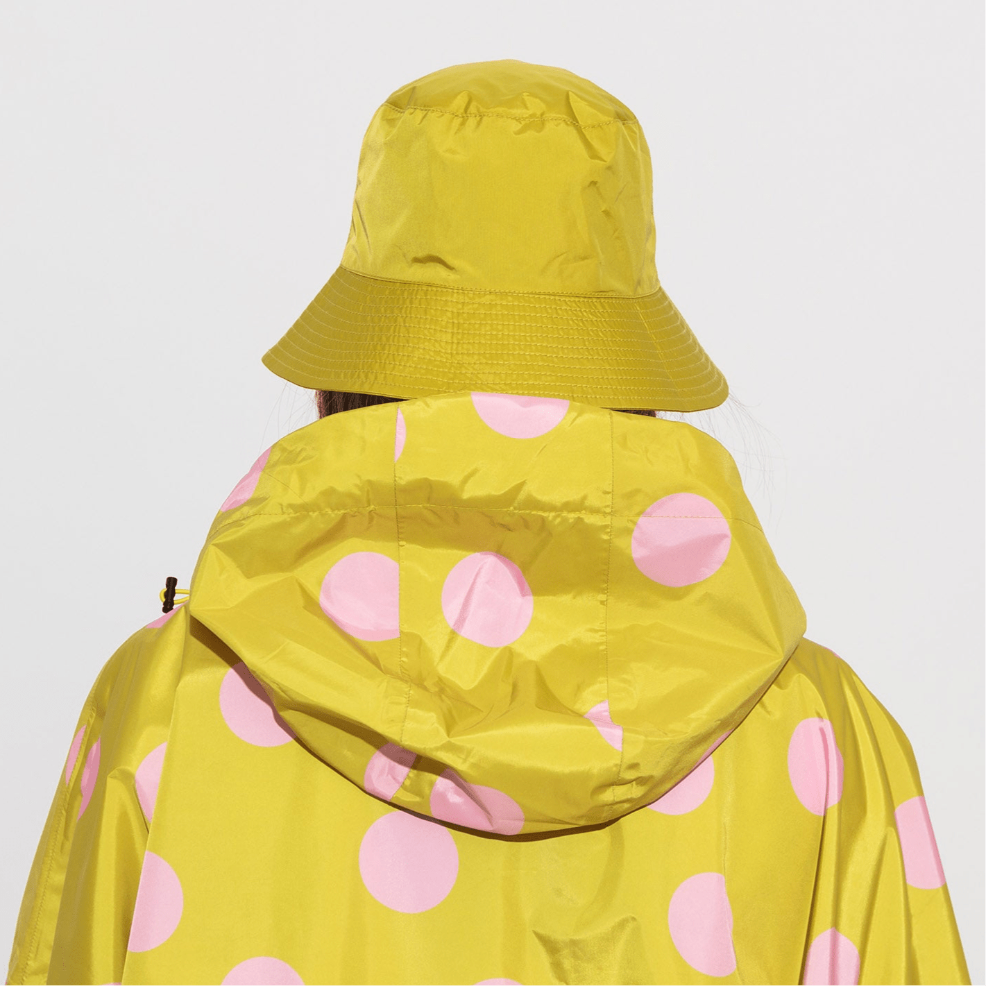 Recycled Rain Hat - citrus yellow
