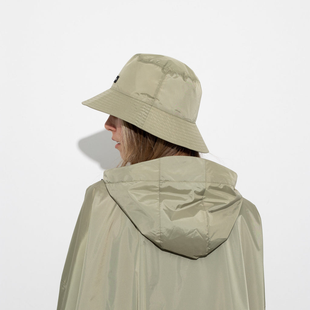 Recycled Rain Hat - pale olive