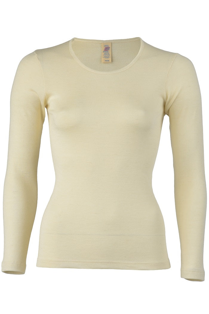 Long-sleeve merino/silk, GOTS