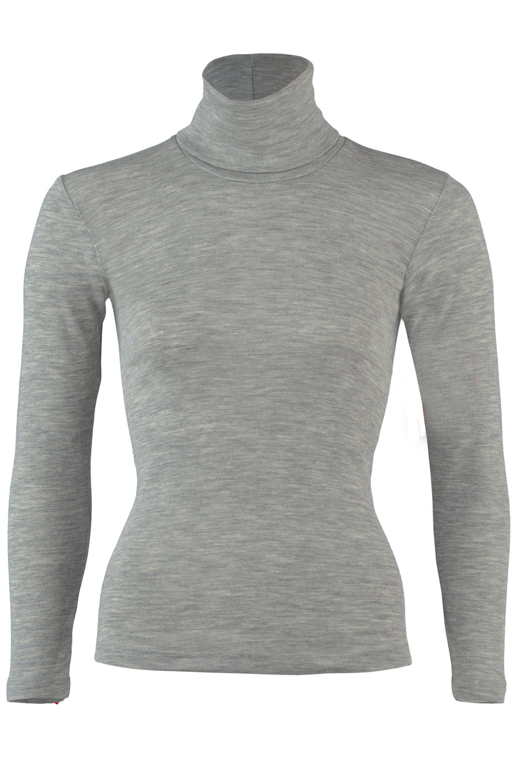 Engel ladies' øko merino/silk roll-neck, GOTS