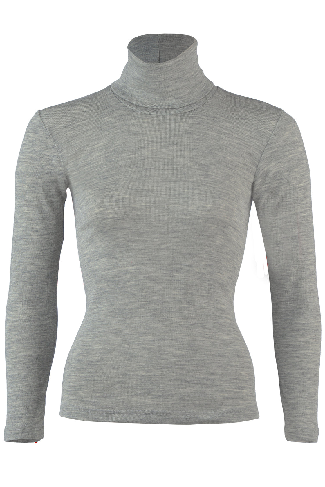 Engel ladies' øko merino/silk roll-neck, GOTS