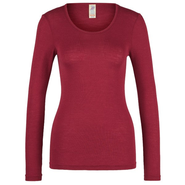 Long-sleeve merino/silk, GOTS