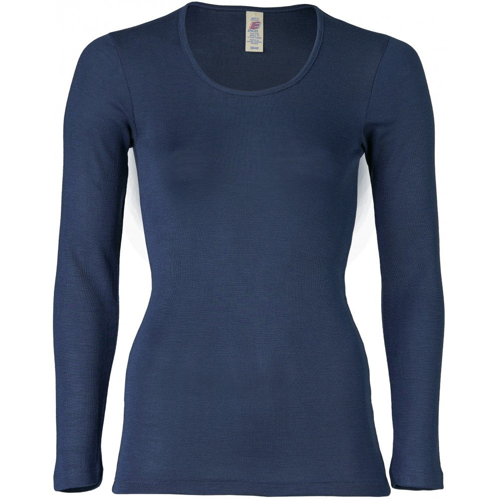 Long-sleeve merino/silk, GOTS