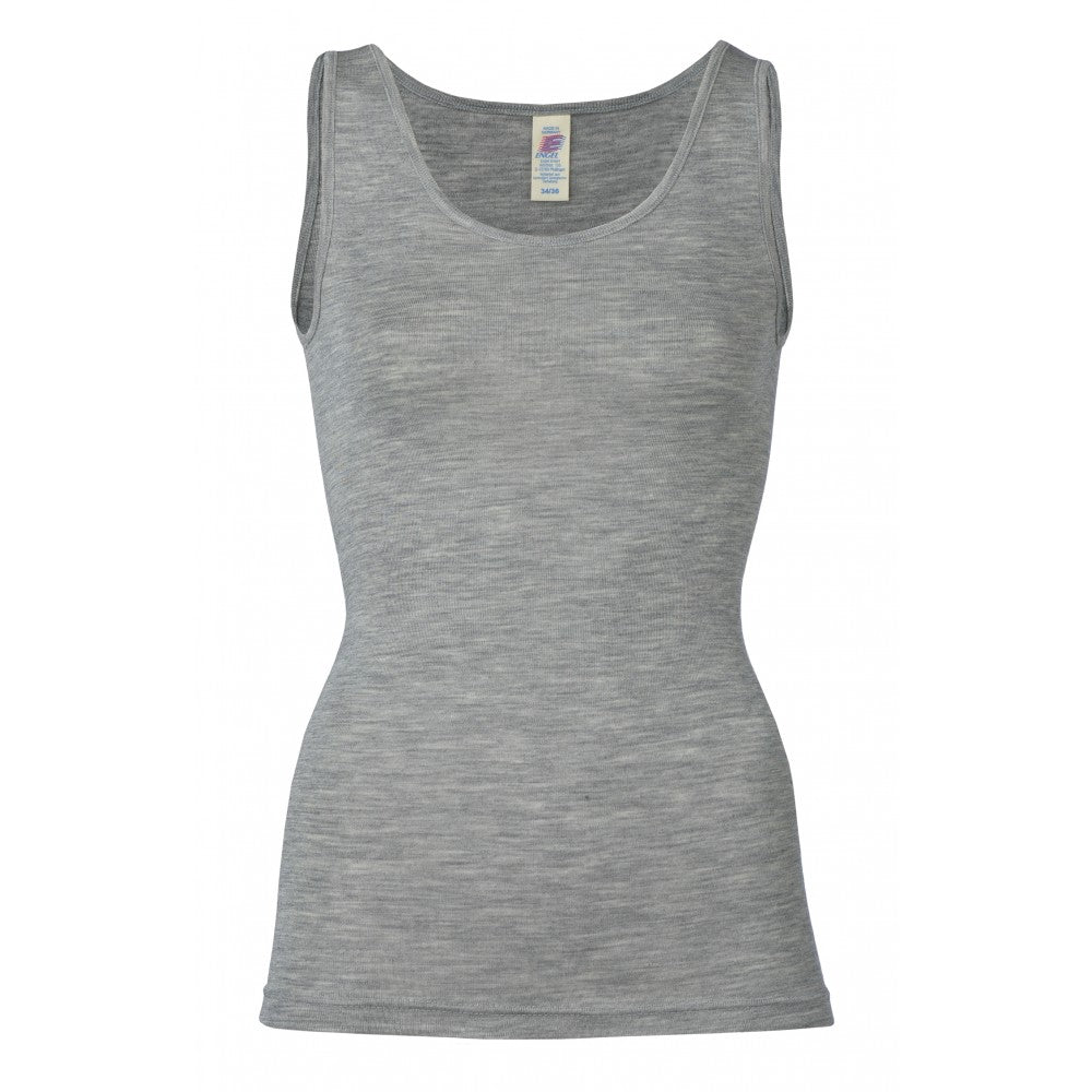 Tank top merino/silk, GOTS