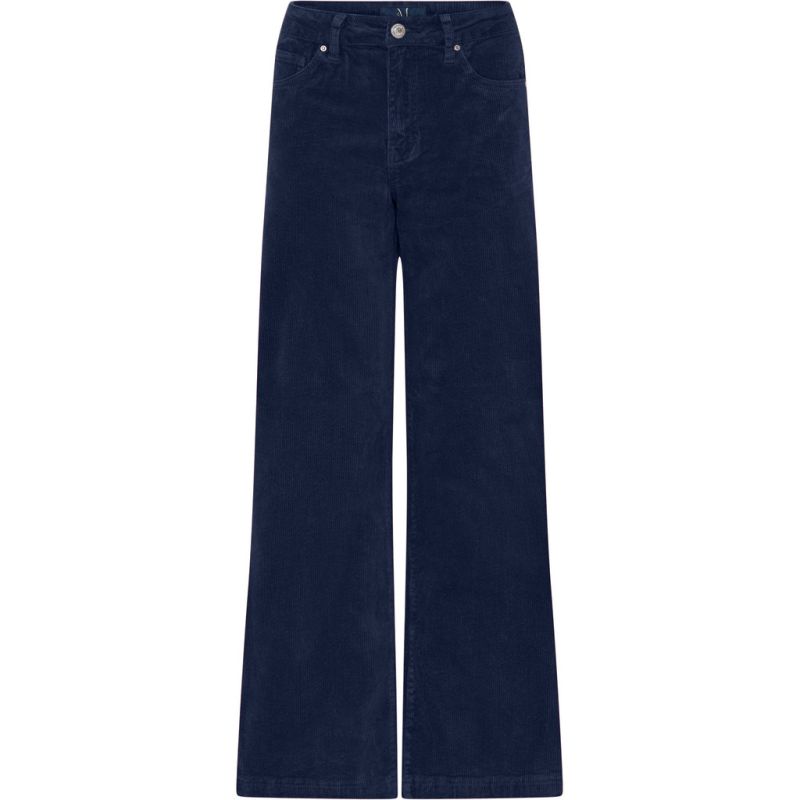 Fløjlsbukser med vide ben