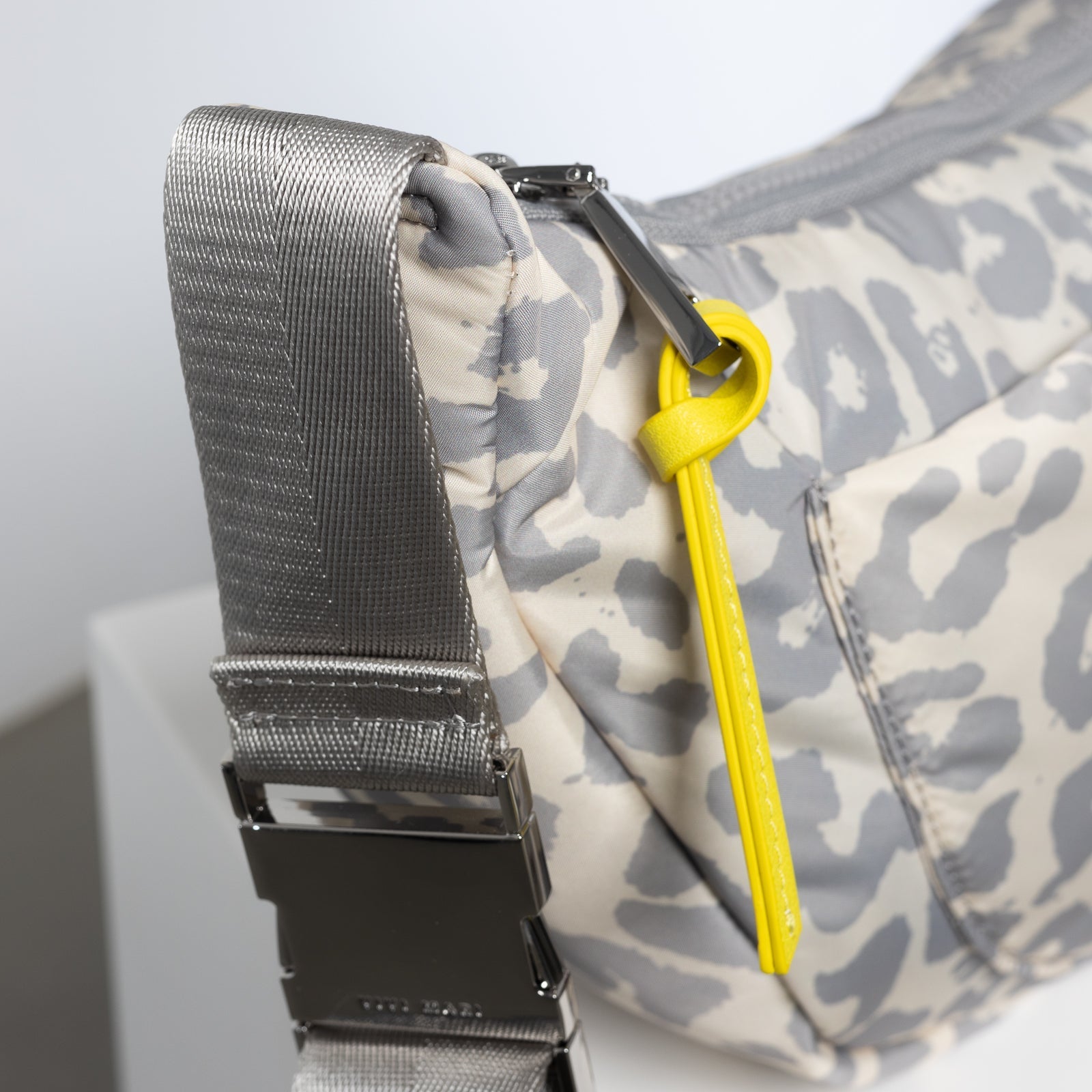 Recycled Bum Bag - leo grey/sand