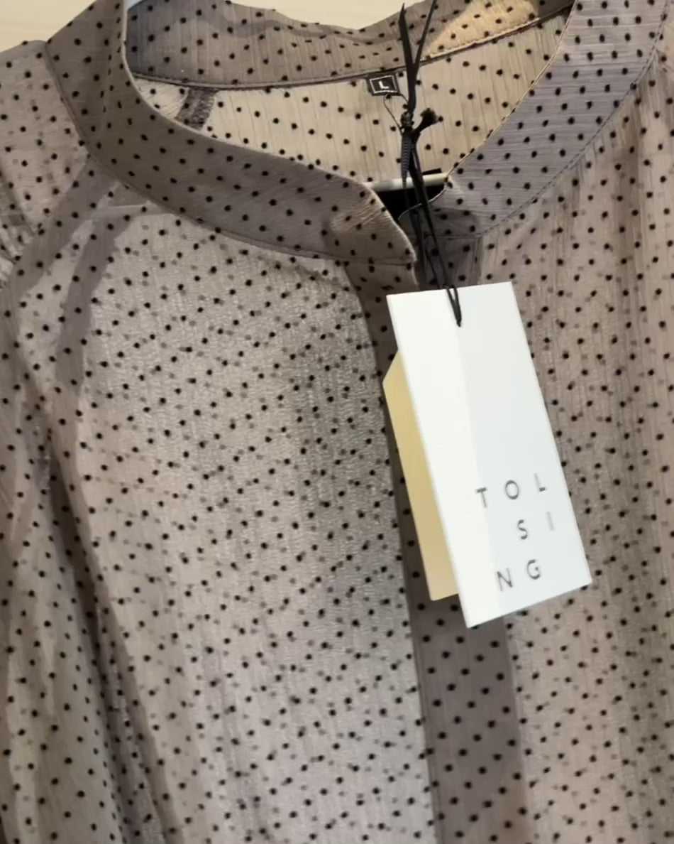 Frida Skjorte Brown Dot