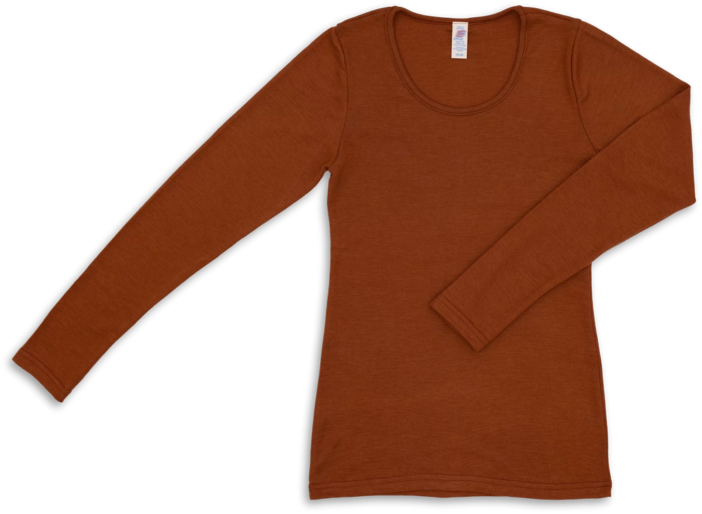 Long-sleeve merino/silk, GOTS