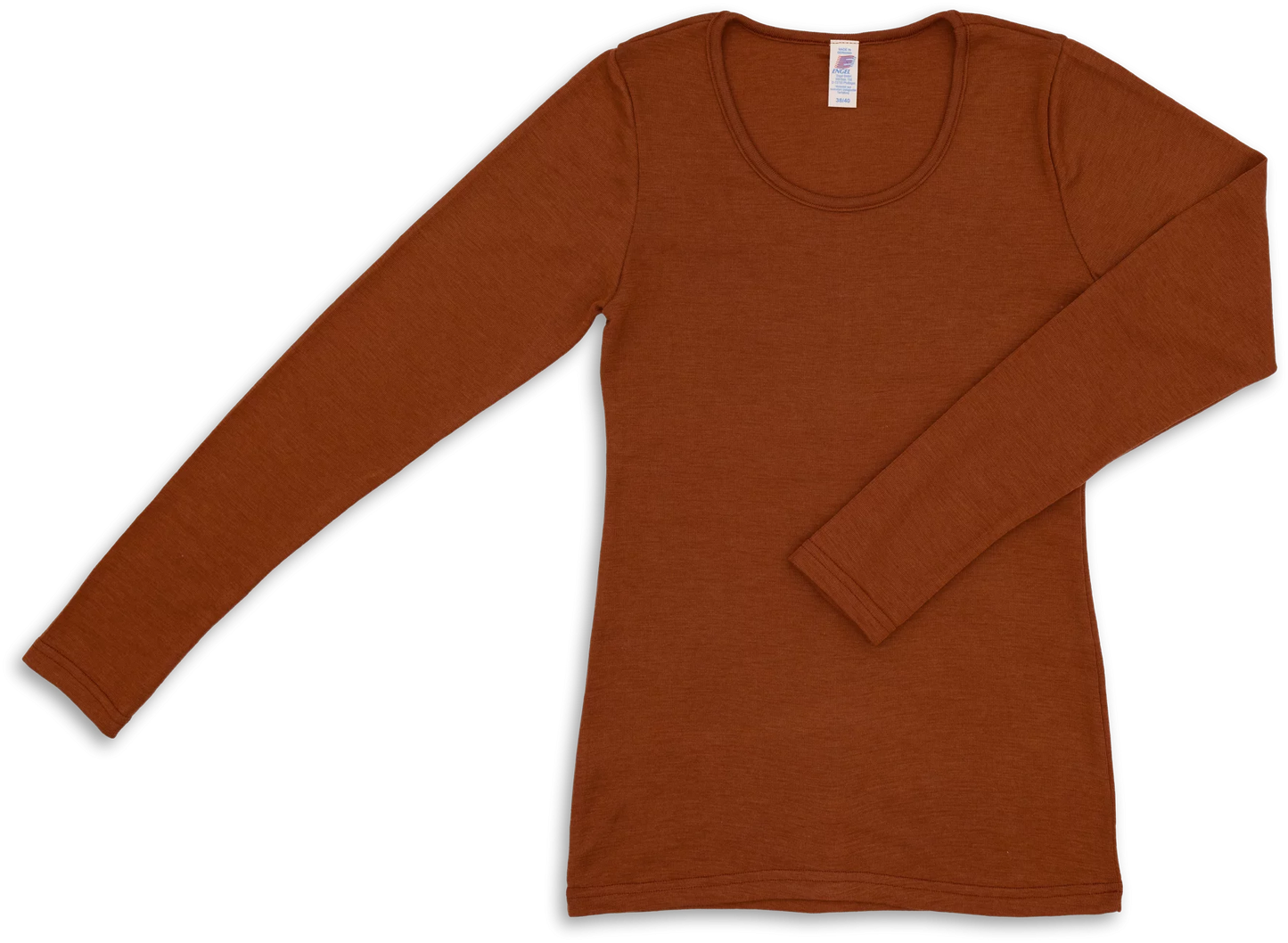 Engel ladies' organic merino/silk long sleeve, GOTS